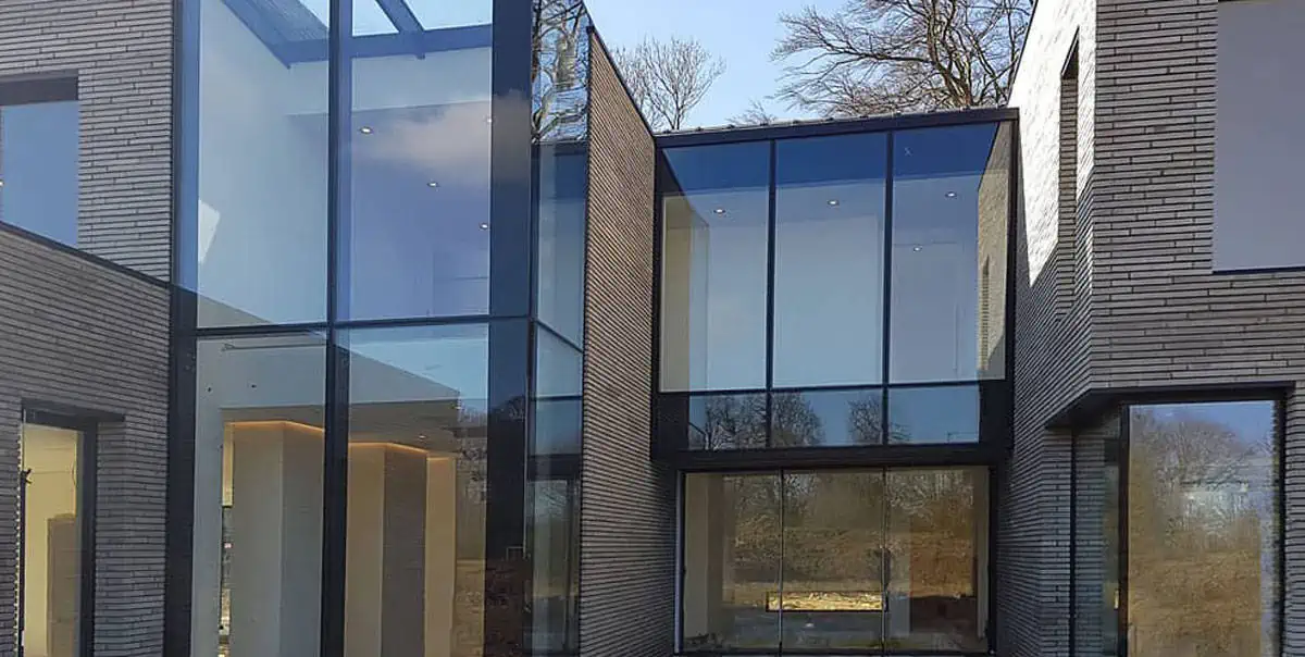 minimal structural glazing Schuco